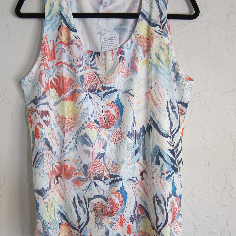 Summer colors tank top XL